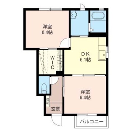 エクレールＣの物件間取画像